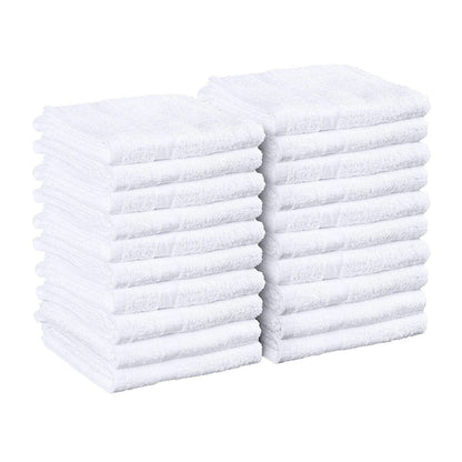 Salon Towels White 16"x27" For Hand, Gym, Beauty, Hair, Spa, and Home Hair Care 12-120 Pcs (Wholesale)