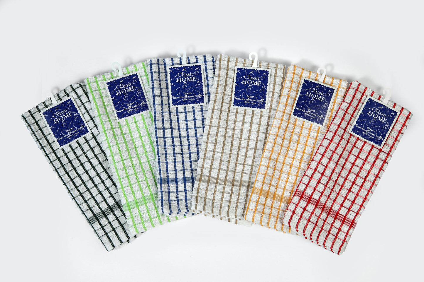 Kitchen Towels 12 Pack 15 x 25 Inches, 100% Ring Spun Cotton Super Soft